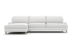 Soto 2pc Sectional Sofa :: Leg Finish: Weathered Oak / Configuration: LAF - Chaise on the Left