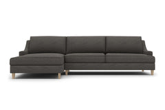 Soto 2pc Sectional Sofa :: Leg Finish: Weathered Oak / Configuration: LAF - Chaise on the Left