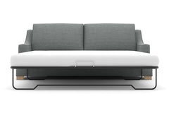 Soto Queen Size Sleeper Sofa Bed :: Leg Finish: Weathered Oak / Sleeper Option: Memory Foam Mattress