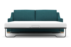 Soto Queen Size Sleeper Sofa Bed :: Leg Finish: Weathered Oak / Sleeper Option: Deluxe Innerspring Mattress