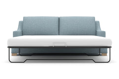 Soto Queen Size Sleeper Sofa Bed :: Leg Finish: Weathered Oak / Sleeper Option: Deluxe Innerspring Mattress