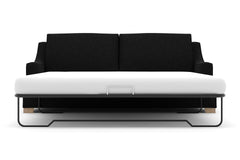 Soto Queen Size Sleeper Sofa Bed :: Leg Finish: Weathered Oak / Sleeper Option: Memory Foam Mattress