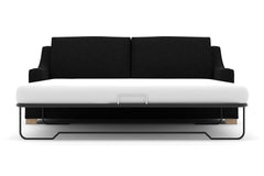 Soto Queen Size Sleeper Sofa Bed :: Leg Finish: Weathered Oak / Sleeper Option: Deluxe Innerspring Mattress