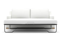Soto Queen Size Sleeper Sofa Bed :: Leg Finish: Weathered Oak / Sleeper Option: Deluxe Innerspring Mattress