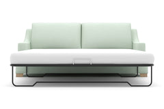 Soto Queen Size Sleeper Sofa Bed :: Leg Finish: Weathered Oak / Sleeper Option: Deluxe Innerspring Mattress