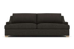 Soto Queen Size Sleeper Sofa Bed :: Leg Finish: Weathered Oak / Sleeper Option: Memory Foam Mattress