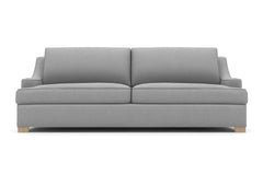 Soto Queen Size Sleeper Sofa Bed :: Leg Finish: Weathered Oak / Sleeper Option: Deluxe Innerspring Mattress