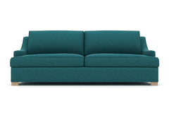 Soto Queen Size Sleeper Sofa Bed :: Leg Finish: Weathered Oak / Sleeper Option: Memory Foam Mattress