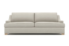 Soto Queen Size Sleeper Sofa Bed :: Leg Finish: Weathered Oak / Sleeper Option: Deluxe Innerspring Mattress