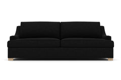 Soto Queen Size Sleeper Sofa Bed :: Leg Finish: Weathered Oak / Sleeper Option: Deluxe Innerspring Mattress
