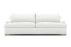Soto Queen Size Sleeper Sofa Bed :: Leg Finish: Weathered Oak / Sleeper Option: Memory Foam Mattress