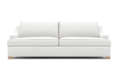 Soto Queen Size Sleeper Sofa Bed :: Leg Finish: Weathered Oak / Sleeper Option: Deluxe Innerspring Mattress