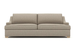 Soto Queen Size Sleeper Sofa Bed :: Leg Finish: Weathered Oak / Sleeper Option: Memory Foam Mattress