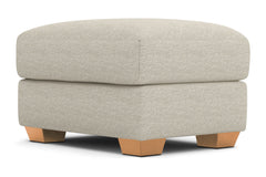 Tuxedo Ottoman :: Leg Finish: Natural / Size: 23x30