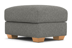 Tuxedo Ottoman :: Leg Finish: Natural / Size: 23x30