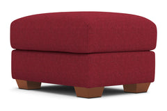 Tuxedo Ottoman :: Leg Finish: Pecan / Size: 23x30