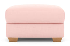 Tuxedo Ottoman :: Leg Finish: Natural / Size: 23x30