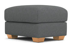 Tuxedo Ottoman :: Leg Finish: Natural / Size: 23x30