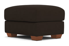 Tuxedo Ottoman :: Leg Finish: Pecan / Size: 23x30