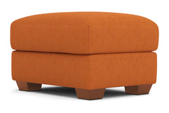 Tuxedo Ottoman :: Leg Finish: Pecan / Size: 23x30