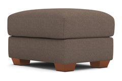 Tuxedo Ottoman :: Leg Finish: Pecan / Size: 23x30