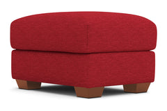 Tuxedo Ottoman :: Leg Finish: Pecan / Size: 23x30