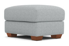 Tuxedo Ottoman :: Leg Finish: Pecan / Size: 23x30