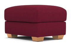 Tuxedo Ottoman :: Leg Finish: Natural / Size: 23x30