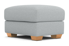 Tuxedo Ottoman :: Leg Finish: Natural / Size: 23x30