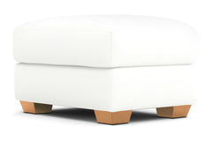 Tuxedo Ottoman :: Leg Finish: Natural / Size: 23x30