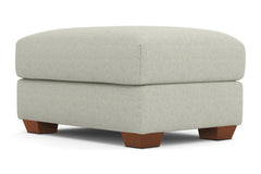 Tuxedo Ottoman :: Leg Finish: Pecan / Size: 25x35