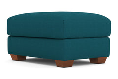 Tuxedo Ottoman :: Leg Finish: Pecan / Size: 25x35