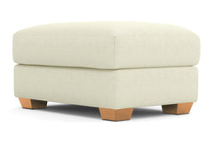 Tuxedo Ottoman :: Leg Finish: Natural / Size: 25x35