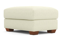 Tuxedo Ottoman :: Leg Finish: Pecan / Size: 25x35