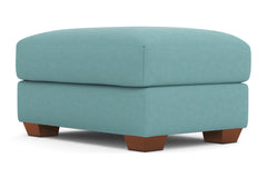 Tuxedo Ottoman :: Leg Finish: Pecan / Size: 25x35