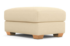 Tuxedo Ottoman :: Leg Finish: Natural / Size: 25x35