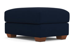 Tuxedo Ottoman :: Leg Finish: Pecan / Size: 25x35