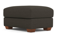 Tuxedo Ottoman :: Leg Finish: Pecan / Size: 25x35