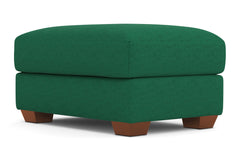 Tuxedo Ottoman :: Leg Finish: Pecan / Size: 25x35