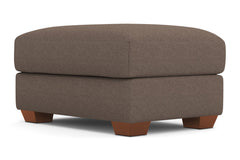 Tuxedo Ottoman :: Leg Finish: Pecan / Size: 25x35