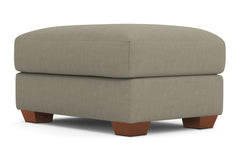 Tuxedo Ottoman :: Leg Finish: Pecan / Size: 25x35