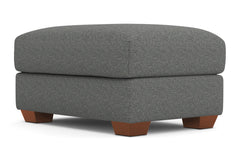 Tuxedo Ottoman :: Leg Finish: Pecan / Size: 25x35