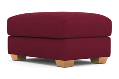 Tuxedo Ottoman :: Leg Finish: Natural / Size: 25x35