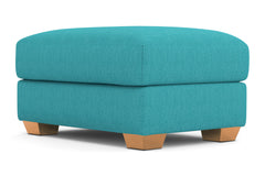 Tuxedo Ottoman :: Leg Finish: Natural / Size: 25x35