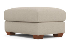 Tuxedo Ottoman :: Leg Finish: Pecan / Size: 25x35