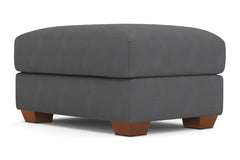 Tuxedo Ottoman :: Leg Finish: Pecan / Size: 25x35