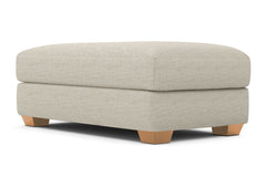 Tuxedo Ottoman :: Leg Finish: Natural / Size: 28x48