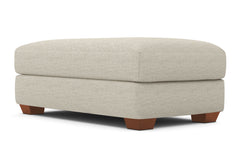 Tuxedo Ottoman :: Leg Finish: Pecan / Size: 28x48