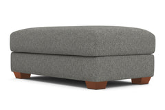 Tuxedo Ottoman :: Leg Finish: Pecan / Size: 28x48