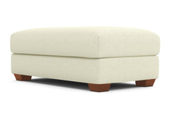 Tuxedo Ottoman :: Leg Finish: Pecan / Size: 28x48